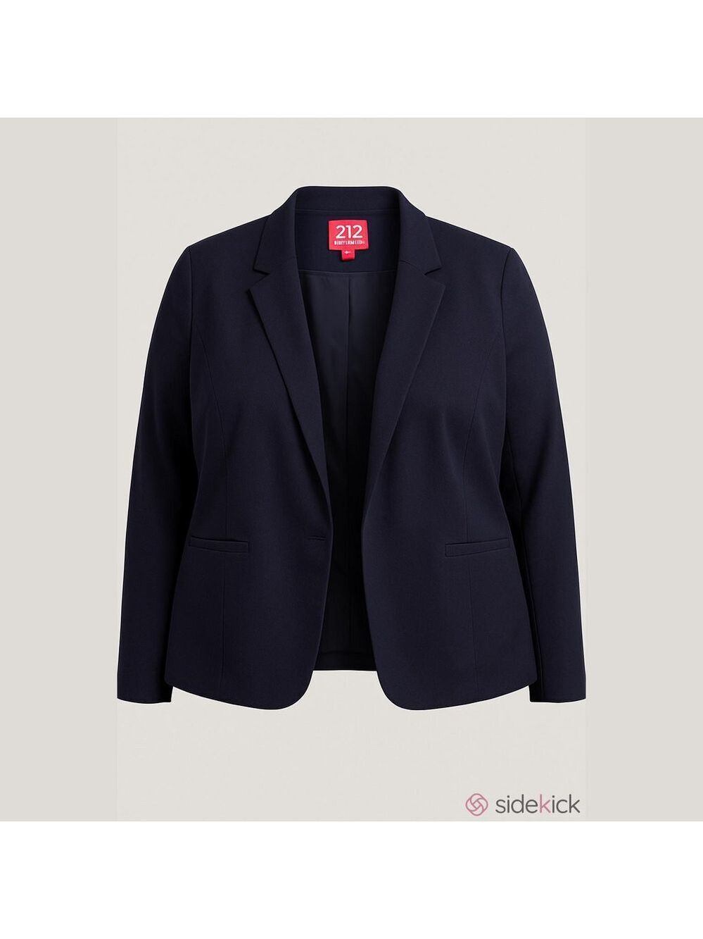 212 Collection Navy Blue Blazer Jacket Size 16